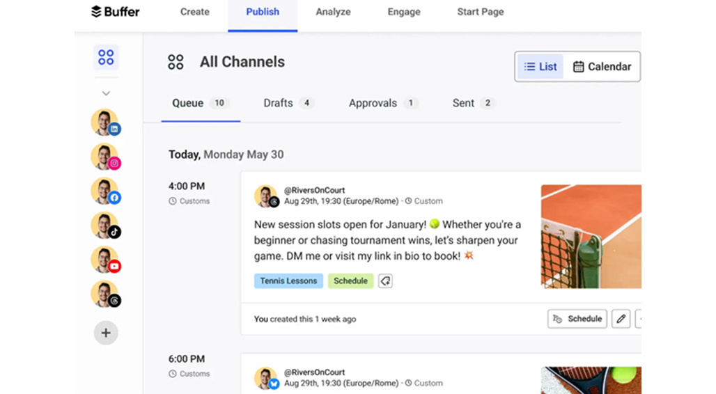 Social Media Management – Buffer